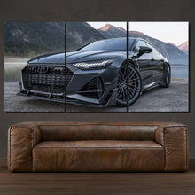 Load image into Gallery viewer, Audi RS7-R ABT 3-piece framed canvas print – premium motorsport wall art