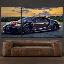 Load image into Gallery viewer, Bugatti Chiron Super Sport 3-piece framed canvas print – premium motorsport wall art