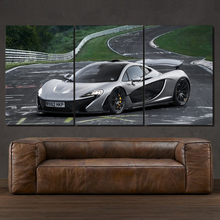 Load image into Gallery viewer, McLaren P1 Nurburgring 3-piece framed canvas print – premium motorsport wall art