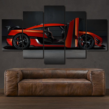 Load image into Gallery viewer, Koenigsegg Agera one:1 5-piece framed canvas print – wall art gift for sports car enthusiasts