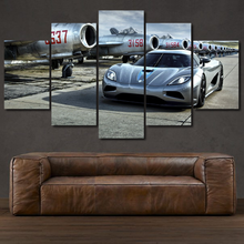 Load image into Gallery viewer, Koenigsegg Agera 5-piece framed canvas print – wall art gift for sports car enthusiasts