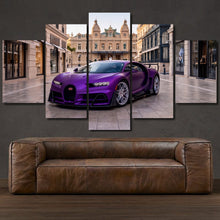 Load image into Gallery viewer, Bugatti Chiron Pur Sport Mat Armstrong 5-piece framed canvas print – wall art gift for sports car enthusiasts