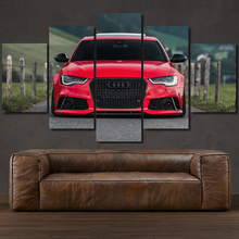 Load image into Gallery viewer, Audi RS6 
5-piece framed canvas print – wall art gift for sports car enthusiasts