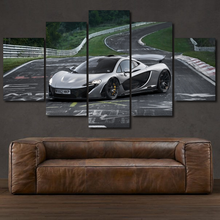 Load image into Gallery viewer, McLaren P1 Nurburgring 5-piece framed canvas print – wall art gift for sports car enthusiasts