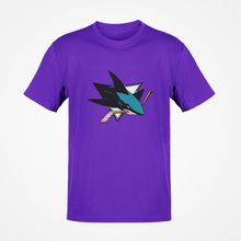Load image into Gallery viewer, San Jose Sharks T-shirt FREE Worldwide Shipping