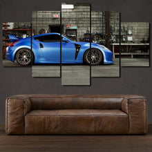 Load image into Gallery viewer, Nissan 370Z 5-piece framed canvas print – wall art gift for sports car enthusiasts