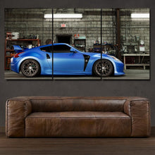 Load image into Gallery viewer, Nissan 370Z 3-piece framed canvas print – premium motorsport wall art