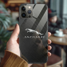 Load image into Gallery viewer, Jaguar Tempered Glass iPhone Case