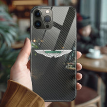 Load image into Gallery viewer, Aston Martin Tempered Glass iPhone Case