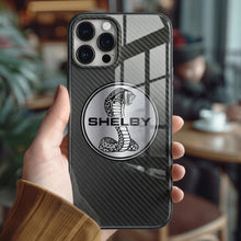 Load image into Gallery viewer, Ford Mustang Shelby Cobra Tempered Glass iPhone Case