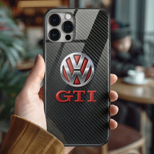 Load image into Gallery viewer, VW Volkswagen Golf GTI Tempered Glass iPhone Case