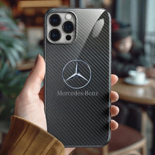 Load image into Gallery viewer, Mercedes Benz Tempered Glass iPhone Case