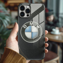 Load image into Gallery viewer, BMW Tempered Glass iPhone Case