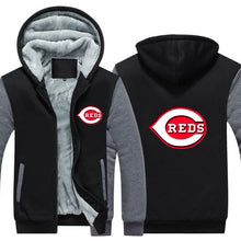 Load image into Gallery viewer, Cincinnati Reds Hoodie Jacket Free Worldwide Shipping