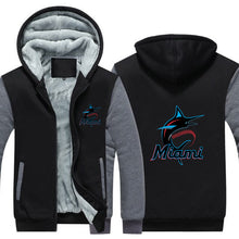 Load image into Gallery viewer, Miami Marlins Hoodie Jacket Free Worldwide Shipping