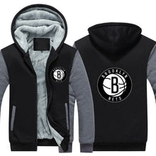 Load image into Gallery viewer, Brooklyn Nets Hoodie Jacket Free Worldwide Shipping