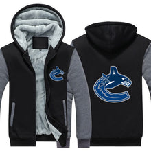 Load image into Gallery viewer, Vancouver Canucks Hoodie Jacket Free Worldwide Shipping