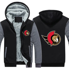 Load image into Gallery viewer, Ottawa Senators Hoodie Jacket Free Worldwide Shipping
