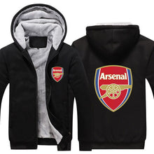 Load image into Gallery viewer, Arsenal FC Hoodie Jacket Free Worldwide Shipping