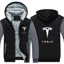 Load image into Gallery viewer, Tesla Hoodie Jacket FREE Worldwide Shipping