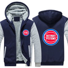 Load image into Gallery viewer, Detroit Pistons Hoodie Jacket Free Worldwide Shipping