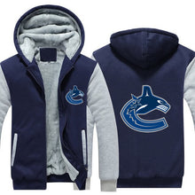 Load image into Gallery viewer, Vancouver Canucks Hoodie Jacket Free Worldwide Shipping