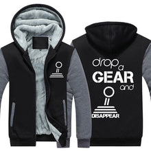 Load image into Gallery viewer, Drop a gear and disappear Hoodie Jacket FREE Worldwide Shipping