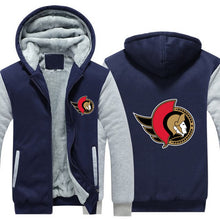 Load image into Gallery viewer, Ottawa Senators Hoodie Jacket Free Worldwide Shipping