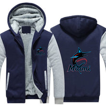 Load image into Gallery viewer, Miami Marlins Hoodie Jacket Free Worldwide Shipping
