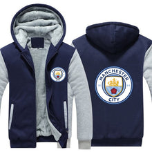 Load image into Gallery viewer, Manchester City Hoodie Jacket Free Worldwide Shipping