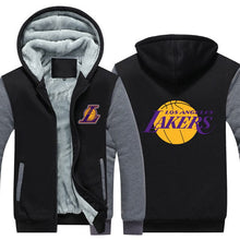Load image into Gallery viewer, Los Angeles Lakers Hoodie Jacket Free Worldwide Shipping