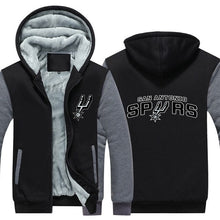 Load image into Gallery viewer, San Antonio Spurs Hoodie Jacket Free Worldwide Shipping