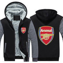 Load image into Gallery viewer, Arsenal FC Hoodie Jacket Free Worldwide Shipping