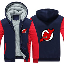 Load image into Gallery viewer, New Jersey Devils Hoodie Jacket Free Worldwide Shipping