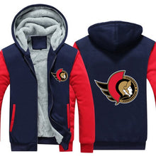 Load image into Gallery viewer, Ottawa Senators Hoodie Jacket Free Worldwide Shipping