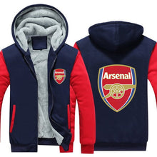 Load image into Gallery viewer, Arsenal FC Hoodie Jacket Free Worldwide Shipping