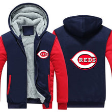 Load image into Gallery viewer, Cincinnati Reds Hoodie Jacket Free Worldwide Shipping