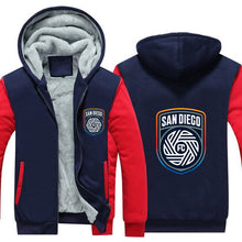 Load image into Gallery viewer, San Diego FC Hoodie Jacket Free Worldwide Shipping