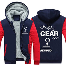 Load image into Gallery viewer, Drop a gear and disappear Hoodie Jacket FREE Worldwide Shipping