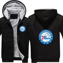 Load image into Gallery viewer, Philadelphia 76ers Hoodie Jacket Free Worldwide Shipping