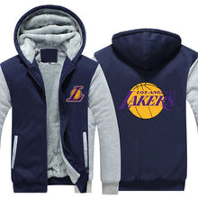 Load image into Gallery viewer, Los Angeles Lakers Hoodie Jacket Free Worldwide Shipping