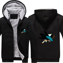 Load image into Gallery viewer, San Jose Sharks Hoodie Jacket Free Worldwide Shipping