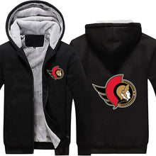 Load image into Gallery viewer, Ottawa Senators Hoodie Jacket Free Worldwide Shipping